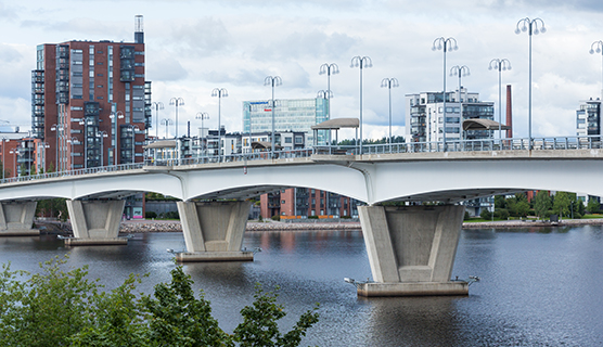 Kuokkala bridge in Jyväskylä, Finland.